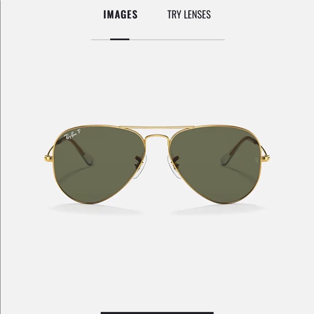 Ray Ban original polarized aviator sunglasses